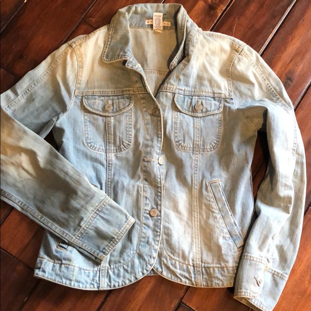 Light colored Jean jacket